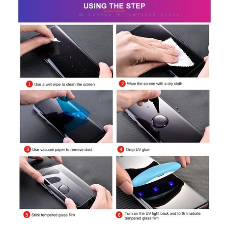 Защитное 3D стекло УФ лампой UV Liquid Curved Full Glue на Xiaomi Poco M8 Pro 5G
