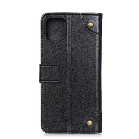 Чехол-книжка Copper Buckle Nappa Texture на Samsung Galaxy Note10 Lite / A81-черный