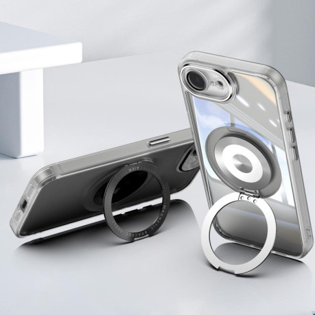 Протиударний чохол MagSafe Acrylic Hybrid для iPhone 16e - сірий