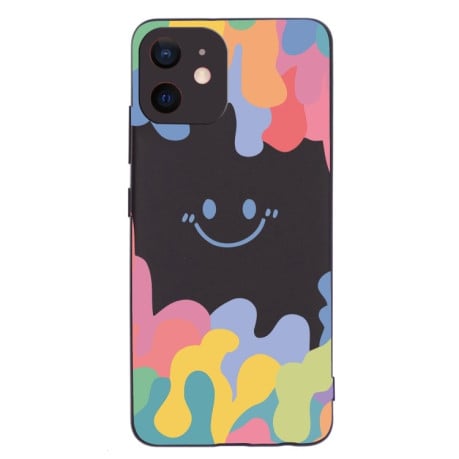 Протиударний чохол Painted Smiley Face для iPhone 11 - чорний