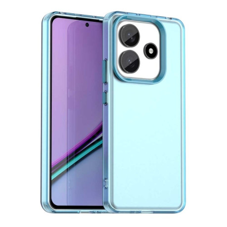 Противоударный чехол Candy Series для Xiaomi Redmi Note 14 5G/Poco M7 Pro 5G - синий