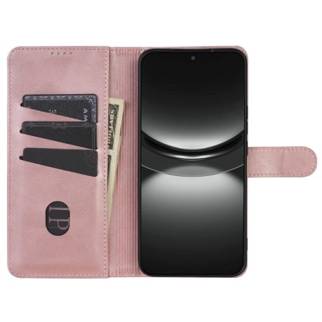 Чохол-книжка AZNS Skin Feel Calf Texture для Xiaomi Redmi Note 14 Pro 5G/Poco X7 - рожеве золото