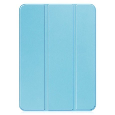 Чехол-книжка Solid Color Custer для iPad 10.9 2022 - голубой