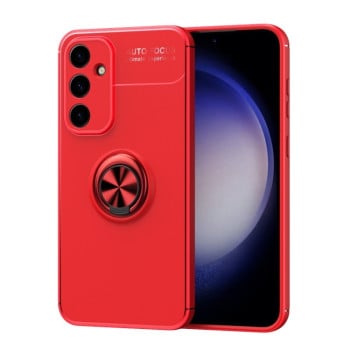 Ударозахисний чохол Metal Ring Holder Samsung Galaxy S23 FE - червоний