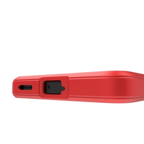 Силіконовий чохол Magic Flannel без захисту камери для Xiaomi 12 Lite - винно-червоний