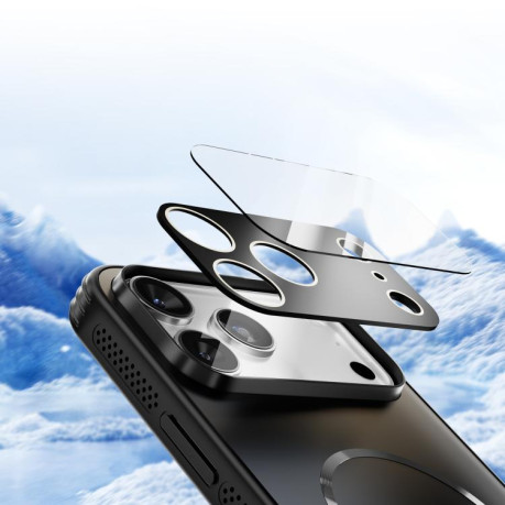 Противоударный чехол ABEEL Heat Dissipation Frosted MagSafe для iPhone 17 - золото