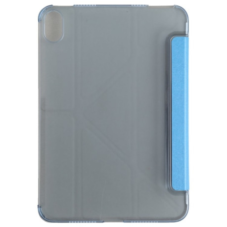 Чехол-книжка Silk Texture Horizontal Deformation для iPad mini 6 - синий