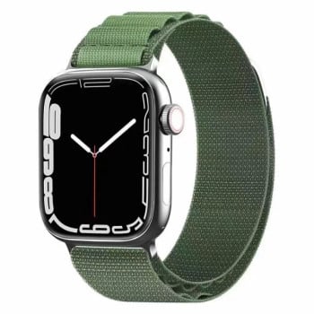 Ремінець Nylon Loop для Apple Watch 10 42mm/Series 8/7 41mm / 40mm / 38mm - зелений