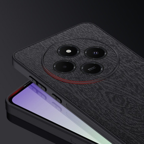 Чохол Tree Bark Leather Shockproof для Xiaomi Redmi 14C 4G/Poco C75/Redmi A4 5G - синій