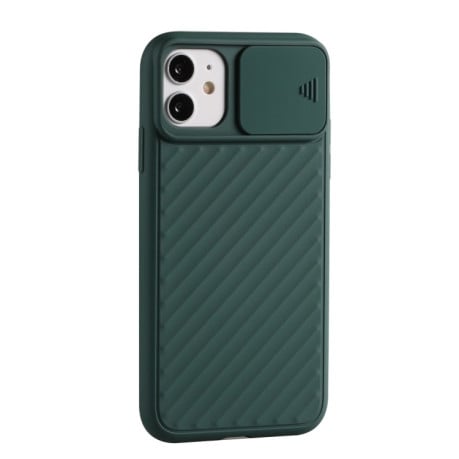 Чехол Sliding Camera на iPhone 11 - зеленый