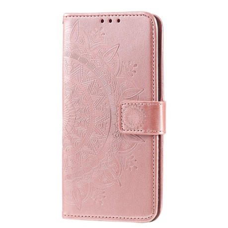 Чохол-книга Totem Flower для Samsung Galaxy M52 5G - рожеве золото