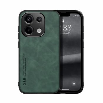 Противоударный чехол Skin Feel Magnetic для Xiaomi Redmi Note 14S/ 13 Pro 4G / POCO M6 Pro 4G - зеленый