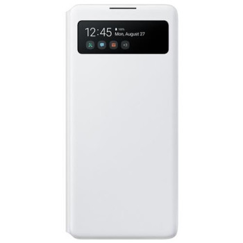 Оригинальный чехол Samsung S View Wallet для Samsung Galaxy S10 Lite white (EF-EG770PWEGEU)