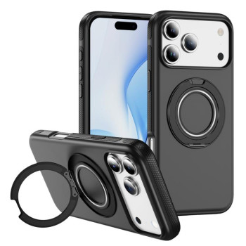 Чохол Escase з тримачем і MagSafe на iPhone 18 Pro Max / 17 Pro Max — чорний