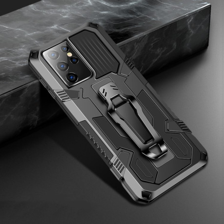 Противоударный чехол Armor Warrior для Samsung Galaxy S21 Ultra - черный