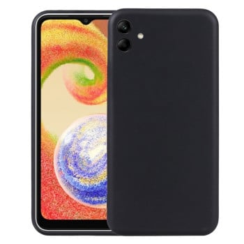 Силиконовый чехол для Samsung Galaxy A04 - черный