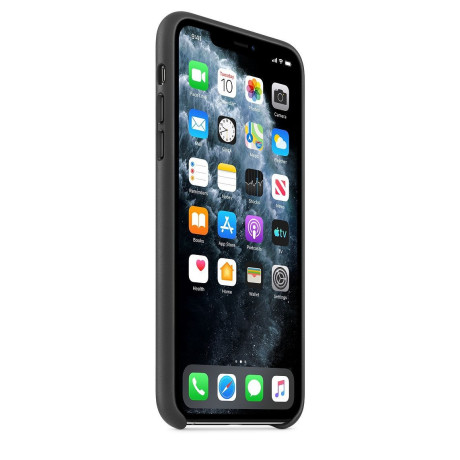 Шкіряний Чохол Leather Case Black для iPhone 11 Pro Max