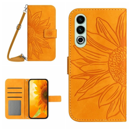 Чохол-книжка Skin Feel Sun Flower на OnePlus Nord CE 4 – жовтий