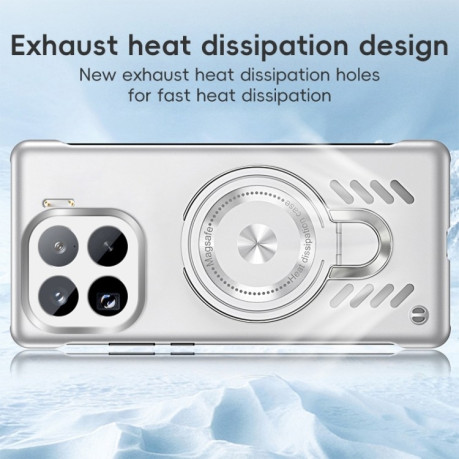 Протиударний чохол Ice Feeling Cooling MagSafe Magnetic для Xiaomi 15 Pro - чорний