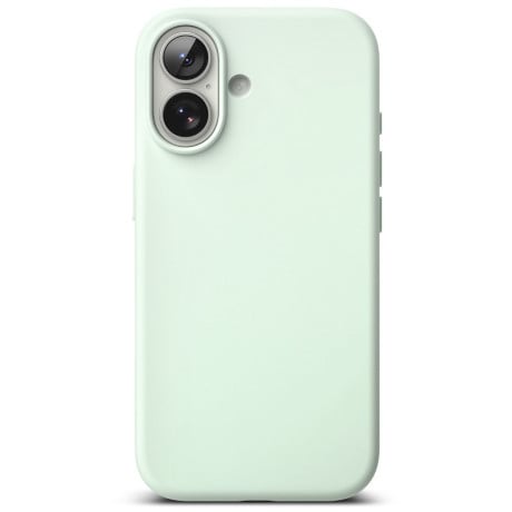 Оригинальный силиконовый чехол Ringke Silicone Magnetic с MagSafe на iPhone 17 Pro - Mint