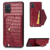 Чохол Crocodile Pattern Shatter-resistant на Samsung Galaxy A51/M40s-червоний