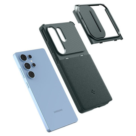 Оригинальный чехол Spigen OPTIK ARMOR для Samsung Galaxy S25 Ultra - Abyss Green