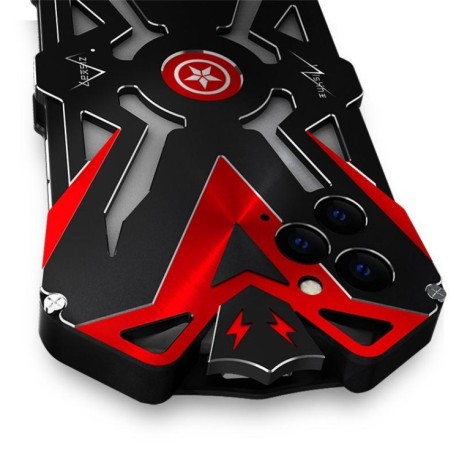 Противоударный чехол Hammer II для iPhone 11 - черно-красный
