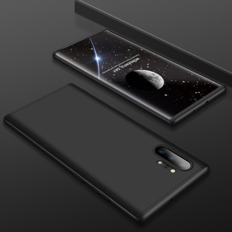 Противоударный чехол GKK Three Stage Splicing Full Coverage на Samsung Galaxy Note10+Plus- черный