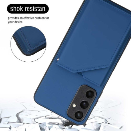 Противоударный чехол Skin Feel для Samsung Galaxy A05s - синий