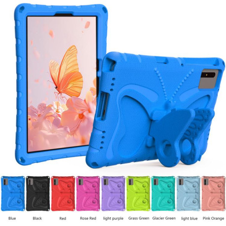 Противоударный чехол Butterfly Bracket EVA для Xiaomi Redmi Pad 2 /SE 11 2025 - синий