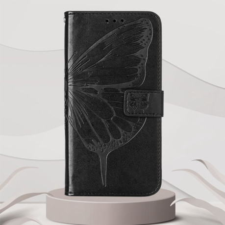 Чехол-книжка Embossed Butterfly для Samsung Galaxy A23 4G / 5G - черный