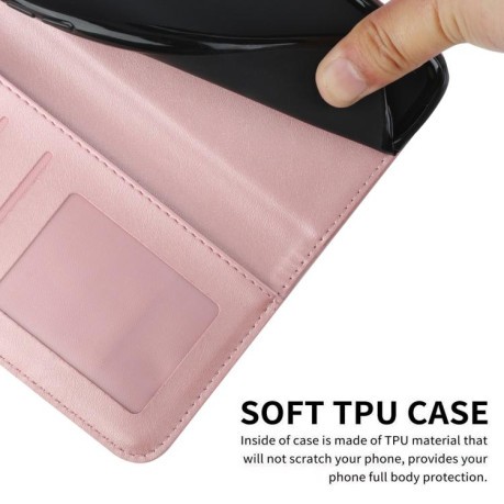 Чехол-книжка Stitching Calf Texture для Realme 14 Pro+ - золото