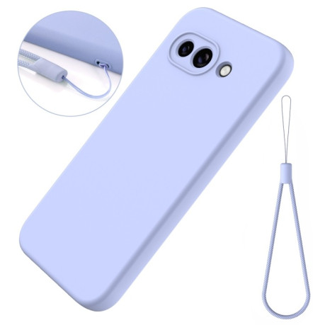 Силіконовий чохол Solid Color Liquid Silicone на Google Pixel 9a - фіолетовий