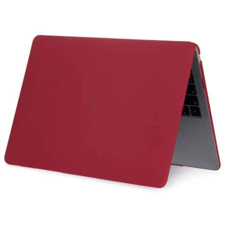 Чехол Soft Touch Matte Style для MacBook Air 13 (2018) Винно-красный