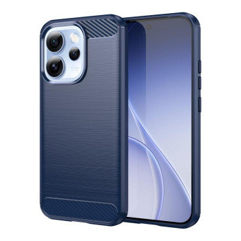 Чохол Brushed Texture Carbon Fiber на OPPO Reno15 Pro 5G Global — синій