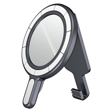 Магнитный держатель для телефона MagSafe с зажимом на ремень - серый
