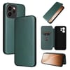 Чехол-книжка Carbon Fiber Texture для OPPO Reno15 F 5G — зелёный