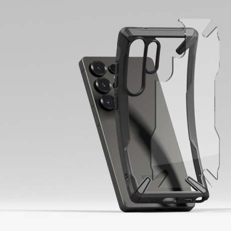 Оригінальний чохол Ringke Fusion X Design для Samsung Galaxy S25 Ultra - Black