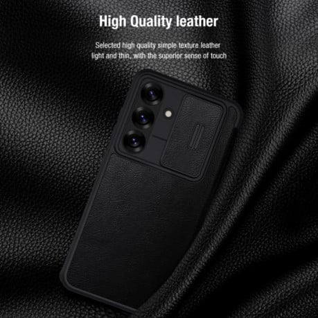 Чохол-книжка Nillkin Qin Series для Samsung Galaxy S25+ 5G - чорний