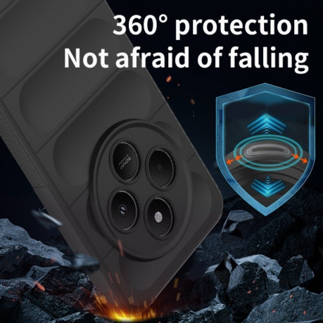 Силиконовый чехол Magic Flannel для Xiaomi Redmi 14C 4G/Poco C75/Redmi A4 5G - голубой