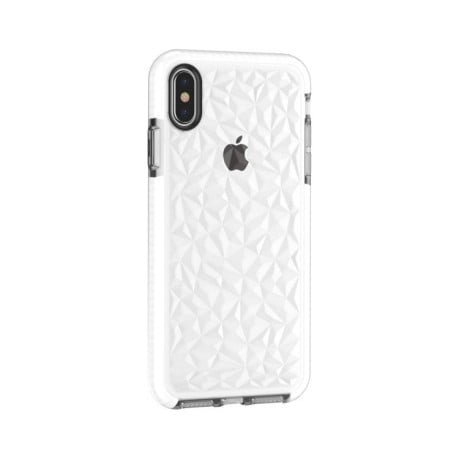 Чехол Diamond Texture на  iPhone XS Max белый