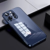Чехол SULADA Shine Through Series Plating TPU на iPhone 15 Pro - голубой
