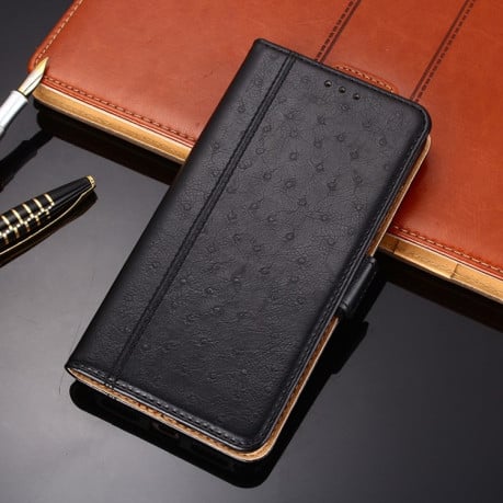 Чохол-книжка Ostrich Texture для Samsung Galaxy A72 - чорний