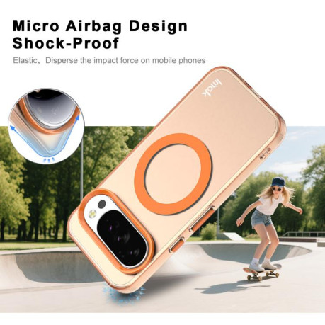 Протиударний чохол IMAK Candy Series Shockproof MagSafe для Google Pixel 10 Pro XL - помаранчевий
