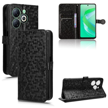 Чехол-книжка Honeycomb Dot для Infinix Smart 8 - черный