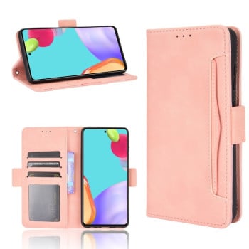 Чехол-книжка Skin Feel Calf на Samsung Galaxy A72 - розовый