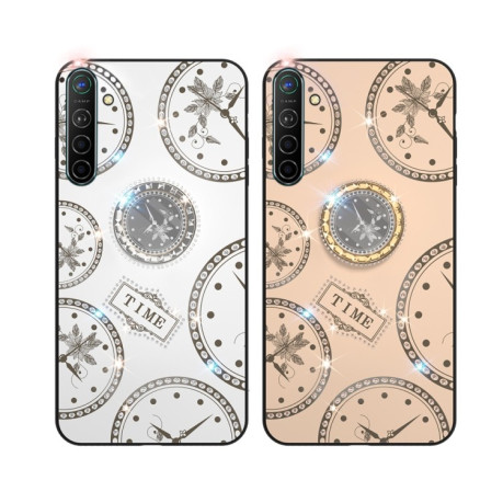 Чехол Fashion Clock Pattern на Realme XT/X2 -White