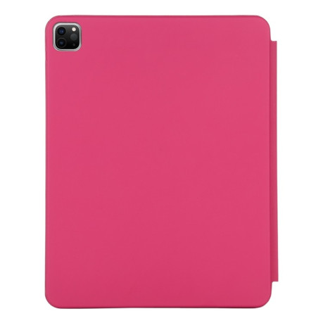 Чехол 3-fold Solid Smart Case для iPad Pro 12.9 (2020) - розово-красный