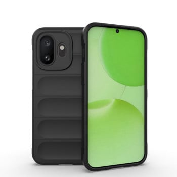 Силиконовый чехол Magic Flannel на OnePlus 15T 5G — чёрный