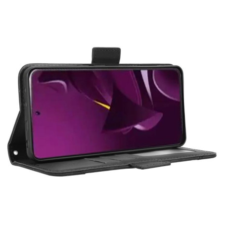 Чехол-книжка Skin Feel Calf на Xiaomi Poco M7 Pro 5G - черный